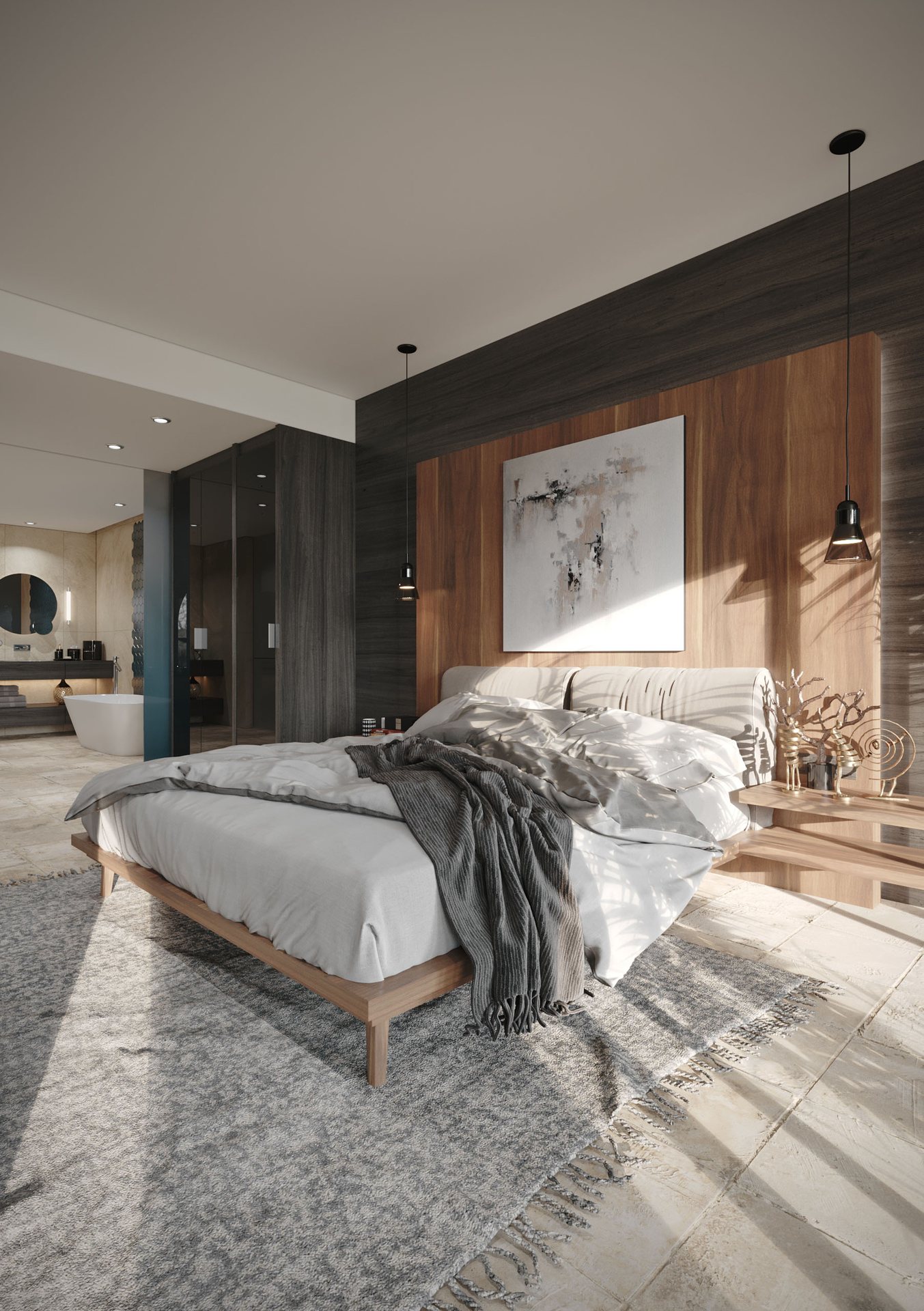 Recube Malta Otel Süit - İç Mekân Görselleştirme